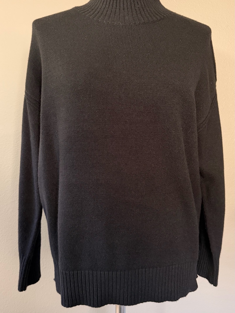 Magaschoni Black Turtleneck Sweater